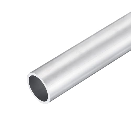 DMiotech (35mm OD x 29mm ID) 6063 Aluminum Round Tube 300mm Length Industry Metal Tubing for Machinery Frame Construction DIY Projects
