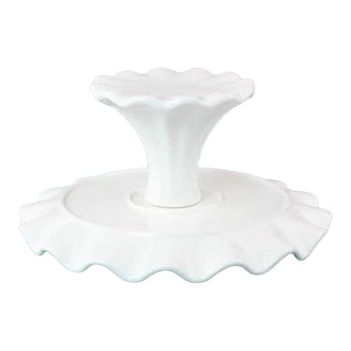 Unico piatto alto da dessert espositore in ceramica per torte prodotto per la presentazione di dolci alzata facile da usare