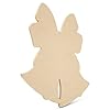 Christmas Bells Cutout 12-inch x 12-1/2-inch, Pack of 1 Unpainted Wood Cutout for Natural Christmas Decor and Crafts, by Woodpeckers #3