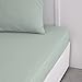 TODAY Essential Fitted Sheet, 160 x 200 cm, Double, 100% Cotton, Plain