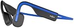 Shokz (AfterShokz) OpenMove - Open-Ear Bluetooth Sport Headphones - Bone Conduction Wireless Earphones - Sweatproof for Running and Workouts, with Sticker Pack (Blue)