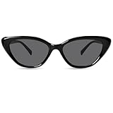 OPTOFENDY Cat Eye Sunglasses for Women, Vintage Retro Narrow Cateye Frame Trendy Sun Glasses, OP6913