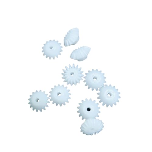 Shaft Pinion 10pcs 1 Module 12 Teeth Bevel Gear 90 Degree Drive Right Angle Pinion 1.9mm Hole 2mm Tight Fit Plastic DIY Model Gear Motor Transmission