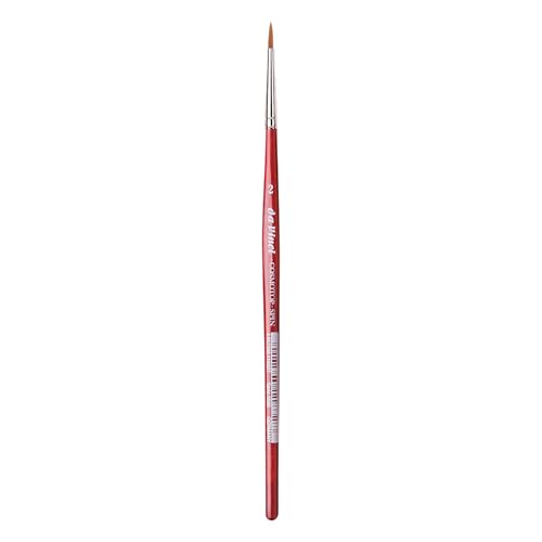 Image of da Vinci Watercolor Series 5580 Size 2 Round - CosmoTop Spin Multi-Diameter Synthetic - Holds More Water Than Any Other Synthetic - Made in Germany