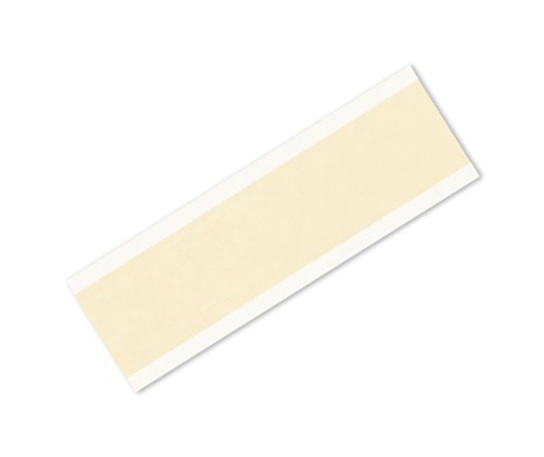 Image of 3M 201+ 0.5 inch x 4 inch-500 General Use Masking Tape - 0.5 inch x 4 inch Rectangles, Crepe Paper, Natural (Pack of 500)