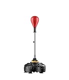 punching bag chile La base de plástico tiene 6 ventosas súper para evitar temblores y rayones en el piso, puede llenarlo con arena o agua para mantener el estante estable. Apto para cualquier superficie lisa. Puedes colocar el saco de boxeo en baldosas, baldosas, tablas de madera, suelos de hormigón o donde quiera.