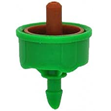 Dripper No Drain Pressure Compensating (PCND) 8 L/hr Green/Brown-20 Pcs