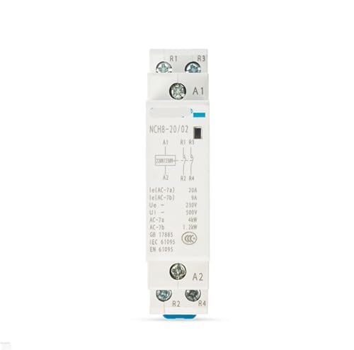 Contacteur modulaire NCH8-20 2NC 20A pour tableau électrique domestique