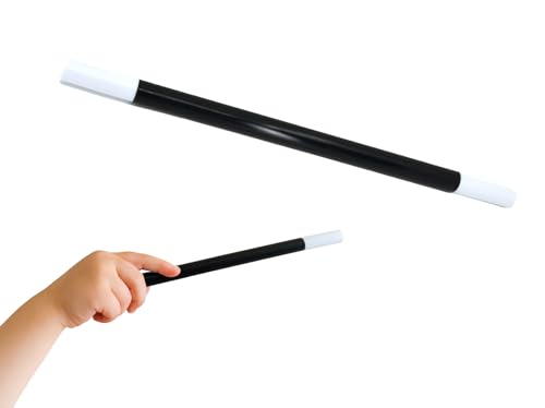 Storm&Lighthouse Magic Wand Black and White Magician Wand 26.5cm Long Magic Spell Caster Party Bag Fillers Kids Toys Fancy Dress Accessories Book Day Wands