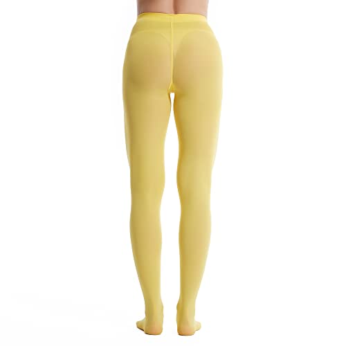 Image of Frola Semi Opaque Tights for Women 40 Denier Matte Solid Color Pantyhose Soft Stockings Nylons Under Dress