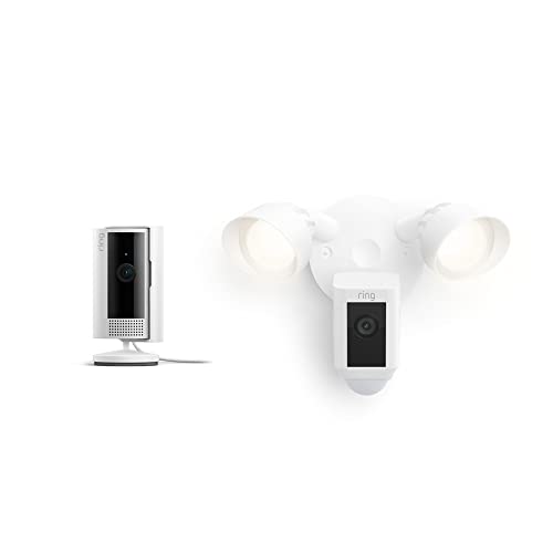 Floodlight Cam + Indoor Cam Bundle