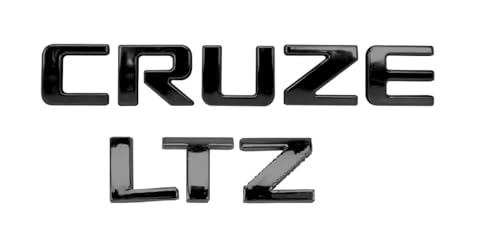 Emblema Traseiro Cruze Ltz Preto Black Piano De 2012 A 2016