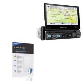 BoxWave Screen Protector Compatible With Soundstream VRN-75HB - ClearTouch Crystal ToughShield 9H (2-Pack), Clear 9H Tough Flexible Film Screen Protector