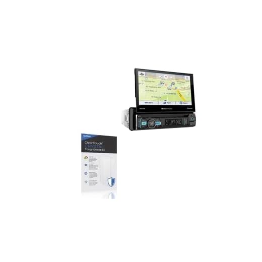 BoxWave Screen Protector Compatible With Soundstream VRN-75HB - ClearTouch Crystal ToughShield 9H (2-Pack), Clear 9H Tough Flexible Film Screen Protector