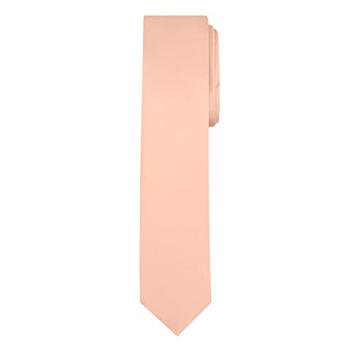 Image of Jacob Alexander Men's Skinny Width 2 inch Solid Color Tie