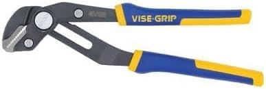 Vise-Grip GrooveLock Pliers, Straight Jaw, 8-In.