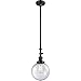 Innovations 206-BK-G204-8 1 Light Mini Pendant, Matte Black