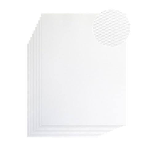 Reviews de Cartulina los mejores 10. 41 Coolprints Cartulina Texturizada Blanca Tamaño A4 230gr 21cm x 29.7cm 10 Piezas (Blanco)