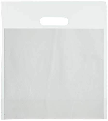 ヘッズ 手提げ袋 小判抜き エレガント PEギフトバッグ 半透明 26×10×29cm M 底マチ 両面同デザイン 100枚 HEADS EG-4の商品画像（Amazon）