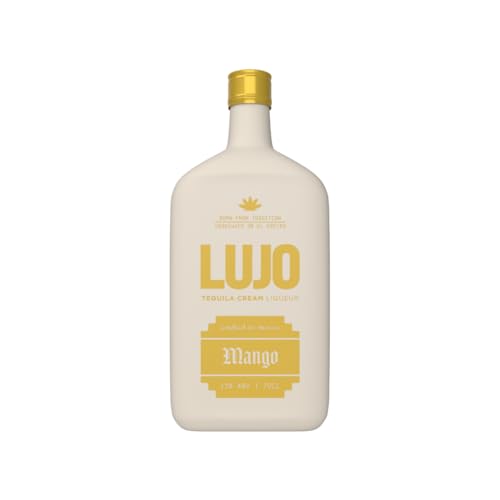 Lujo Mango Tequila Cream Liqueur - Perfectly balanced Mango Sweet and Sour Notes | Made Using Reposado Tequila | 15% ABV & 70cl | Perfect for Cocktails, as a Shot, Gifts, Parties and Celebrations