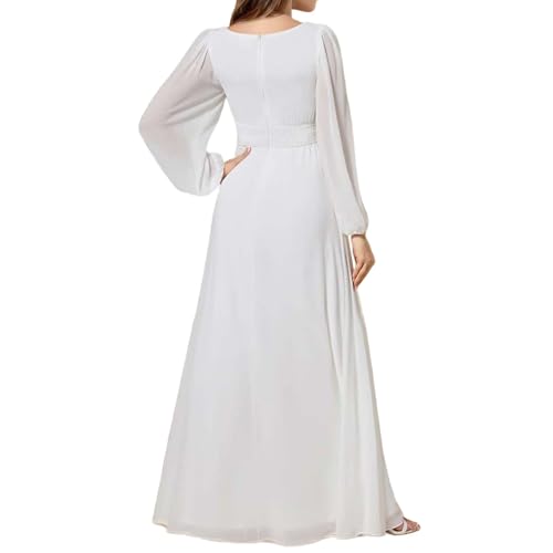 Junior Bridesmaid Dress Long Sleeves Chiffon Flower Girl Dresses for Wedding Girls Pageant Party Formal Dress2