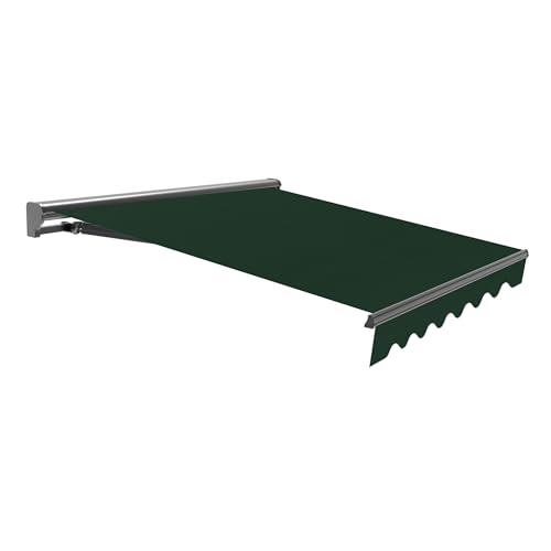Toldo Retráctil Exterior 400x250cm Verde