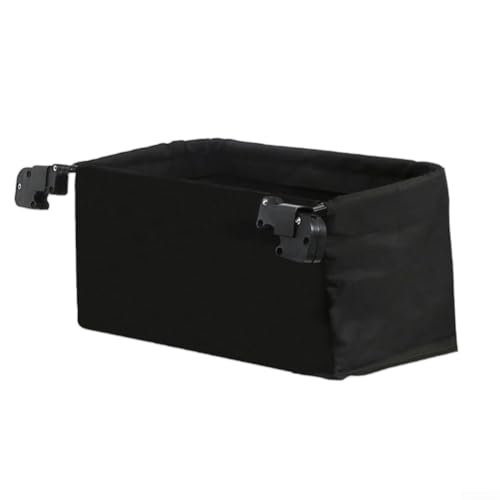 Sawhamale Bolsa de almacenamiento para carrito de camping, organizador de bolsillo trasero de tela Oxford para carrito cuadrado de metal, soporte expandible para equipo al aire libre para senderismo