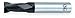 End Mill Carbide EXO 1.0mm 2 FL Sq End