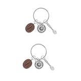 Petit porte-clés : la taille compacte et la légèreté de ce porte-clés en font un accessoire polyvalent qui peut être utilisé comme décoration de sac, accessoire de portefeuille, accessoire de téléphone ou décoration de clé de voiture, pendentif de porte-clés