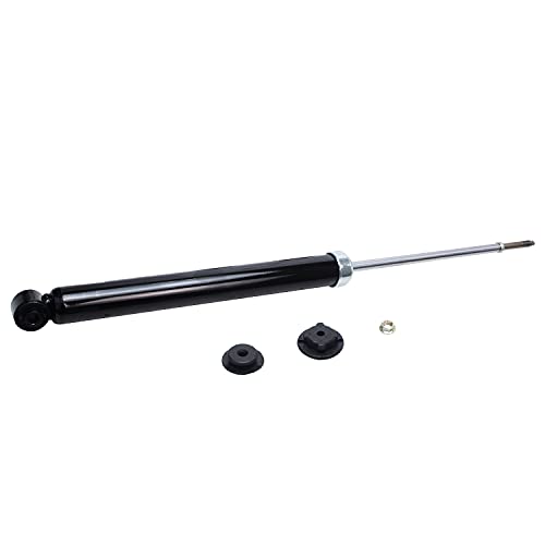 Image of Detroit Axle - Rear 2pc Shock Absorbers for 2006-2014 Toyota Yaris, 2 Complete Shock Absorbers Assembly 2007 2008 2009 2010 2011 2012 2013 Replacement