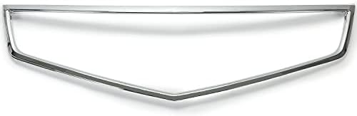 KUAFU Chrome Grille Trim For 2006-2008 Honda Acura TSX - Replacement For AC1210108 71122SECA02
