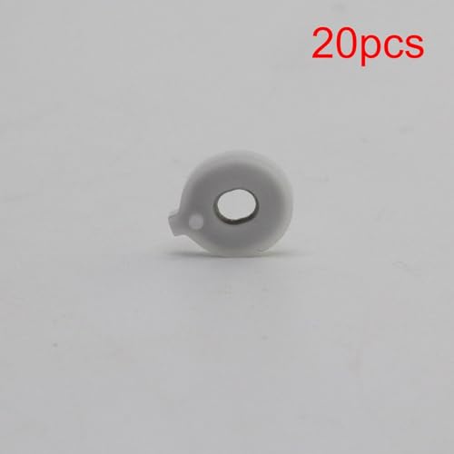 20 Pieces Alto Horn Valve Guides Replacement Plastics Brass Instruments Accessories Repair Kits Tenor Horn Parts, 18mmx15mm - Thumbnail 5