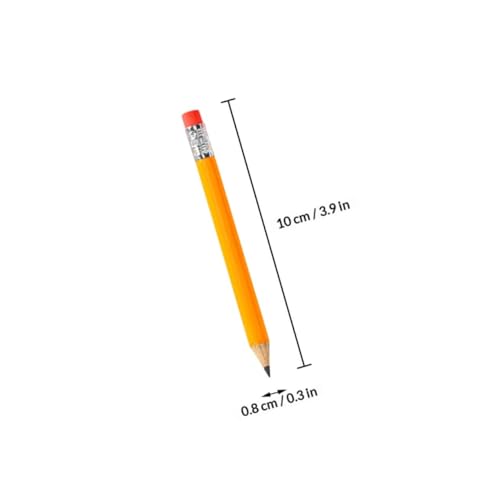 Pencils de golf SOLUSTRE 72 piezas con goma 10cm miniatura 2