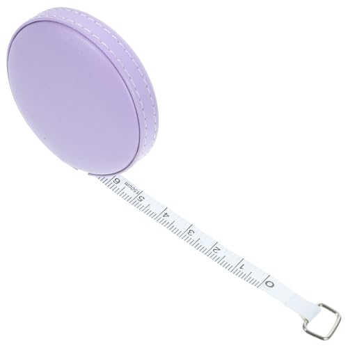Cinta métrica flexible portátil mini retráctil lavanda miniatura 1