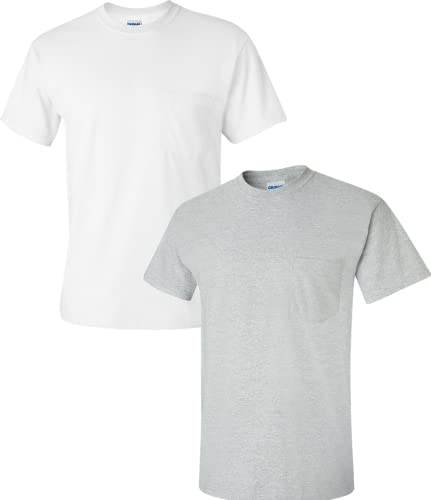 T-shirt en coton Gildan M avec poche pour éviter la transpiration