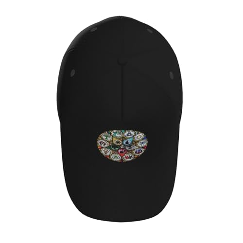 MTG Stained Glass Baseball Hats for Men and Women - Classic Adjustable Hats4