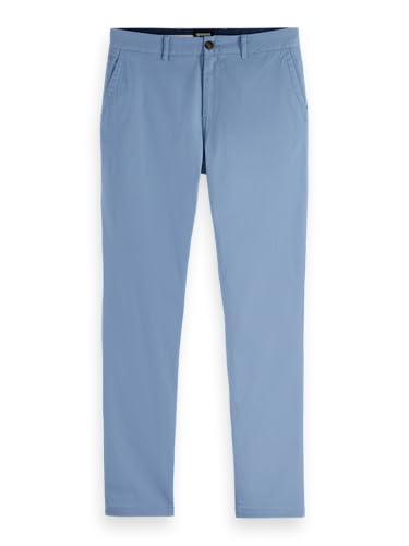 Scotch & Soda Stuart Chino - Coupe ajustée, Denim délavé 410, 31W / 32L