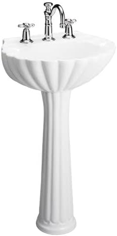 Barclay Bali Pedestal Lavatory 8inches Widespread