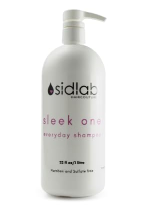 Sleek One Straightening Shampoo | Frizz Control & Smoothing Cleanser | Sulfate & Paraben Free, Color-Safe Haircare | Heat & Humidity Protection | Protein-Rich Formula (32OZ)