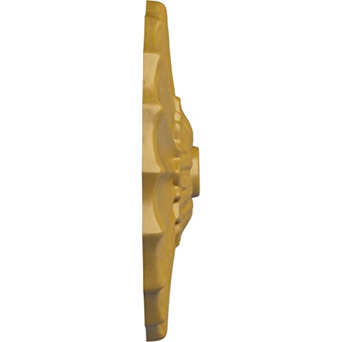 Image of Ekena Millwork CM09SHIGS 9 inchOD x 1 3 /8 inchP Shakuras Ceiling Medallion Fits Canopies Up to 1 3 /8 inch, Iridescent Gold