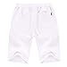 YTD Mens Casual Shorts Workout Fashion Comfy Shorts Breathable Big and Tall Shorts M White