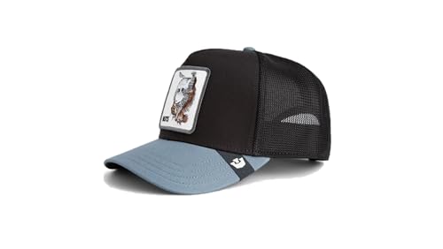 Goorin Bros Gorra Trucker Negra y Gris Ardilla Nuts Lerriuqs Flip Side 2 The Farm
