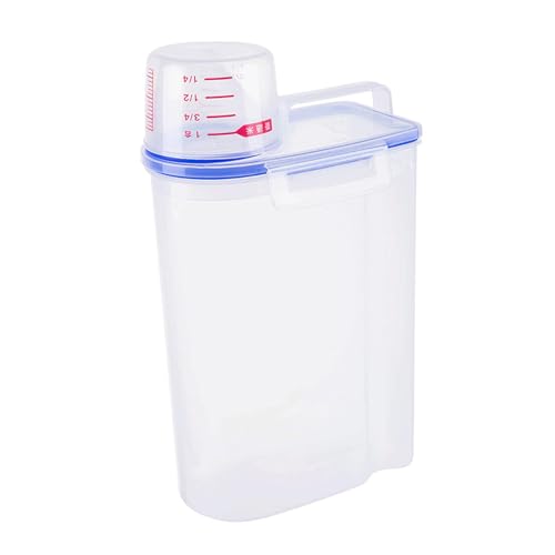 Contenedor de almacenamiento de polvo para lavandería, dispensador de jabón para ropa sucia, 2 L, para el