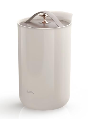 fluidic Vacuum-Sealed Food Compost Bin VER2, Compost Bin Kitchen, 3L(0.8 Gallon) Capacity with Lid, Designed to Help Reduce Odors, Stain-Resistant, Ideal for Short-Term Food Waste Storage