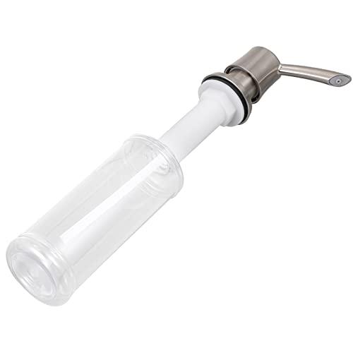 Alipis Dispensador De Jabón Tapón del Fregadero Jabón De Mano Dispensador De Pañuelos para Baño Hundir Botella Dispensadora De Aceite De Cocina Papelera De Cocina Silver El Plastico