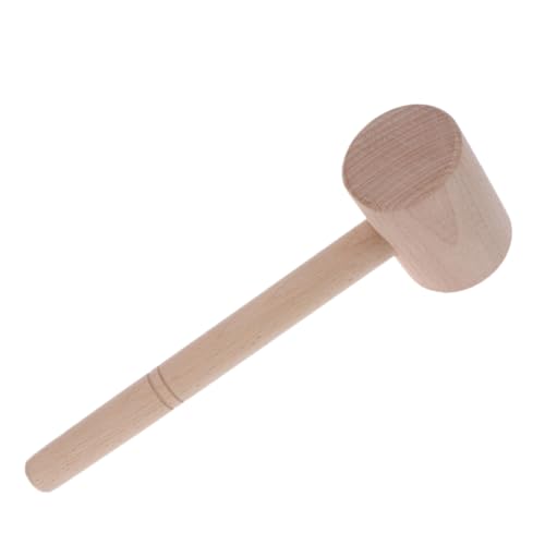 BEBEMOKO Carving Hammer Wood Mallet Lightweight and Comfortable for Leather Carving Woodworking Stamps Punches