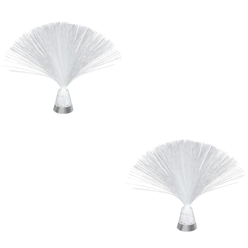 jojofuny Pcs Fiber Optic Lights Electric Changing Fiber Optic Lamp Decorative Night Light for Home Office