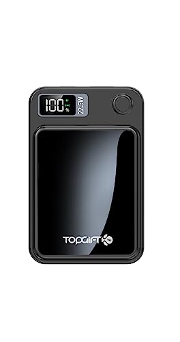 Enhance Your Charging Experience with Our Wireless Fast Charging Power Bank - Never Run Out of Power On-the-Go! High-Speed, Perfect for Smartphones and More, Now on Amazon! (5000mAh-BLACK)