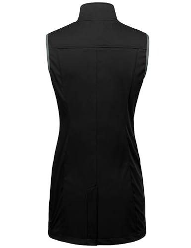 Little Donkey Andy Women's Lightweight Softshell Vest, Windproof Sleeveless Jacket for Running Hiking Travel3