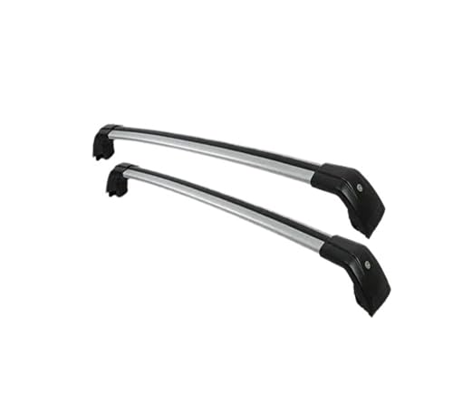 Barras transversal techo Mercedes GLA X156 en acabado negro plata de alta gama